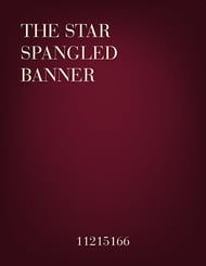 The Star Spangled Banner SATB choral sheet music cover Thumbnail